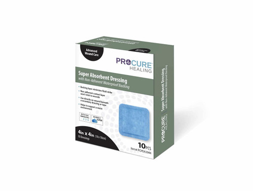 ProCure Super ABS Non-Adherent Dressing- 4x4
