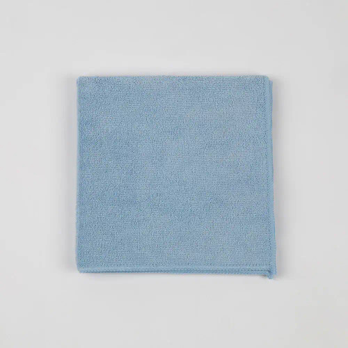 Microfiber Cloth, Blue- 16x16 (25 EA/PK)