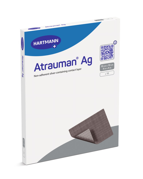 Atrauman Ag Silver Contact Layer Dressing- 4x4