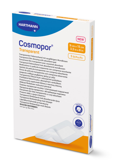 Cosmopor Transparent Pad Film Dressing- 3.5 x 6 Inch