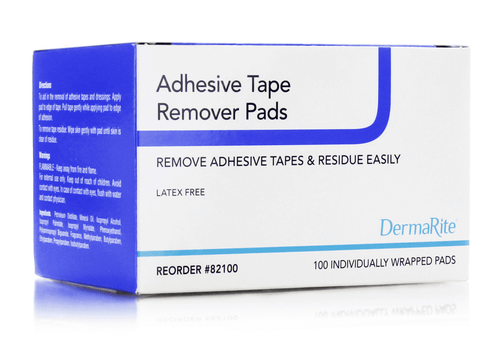 Adhesive Tape Remover Pads DermaRite (100/BX)