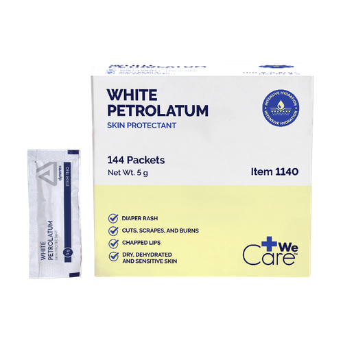 Petrolatum Jelly White 5g- Dynarex (144/BX)