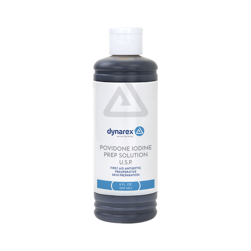 Povidone Iodine Prep Solution- 8oz Bottle (24/CS)