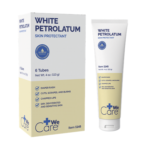 White Petrolatum Jelly- 4oz Tube (72/CS)