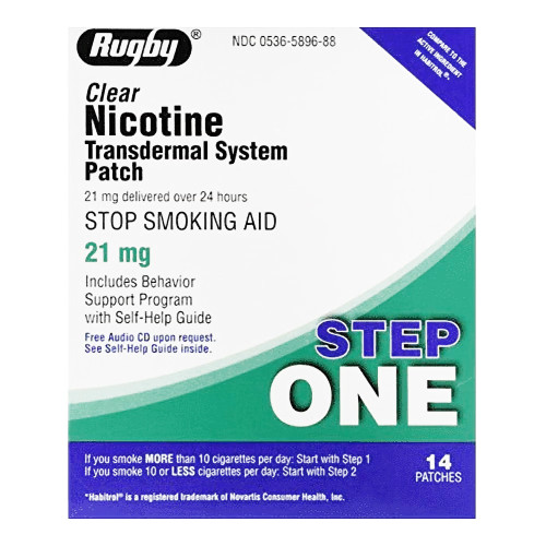 Nicotine Transdermal Patch- 21mg (14/BX)