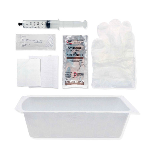 Tray Foley Insertion Pre-Filled/Sterile Water Syringe- 30mL (20/CS)
