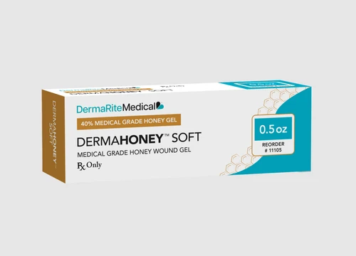 Wound Gel DermaHoney Soft- 0.5oz (14/CS)