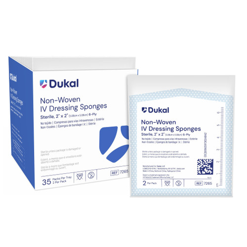 Non-Woven IV Sponges 6-Ply- 2x2 Inch (2/PK)