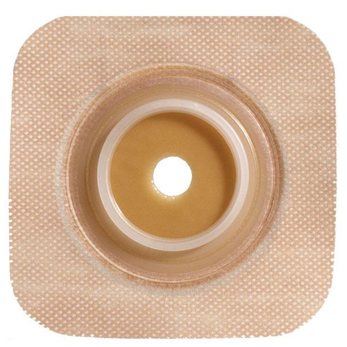 Convatec Sure Fit Natura Two Piece Stomahesive Skin Barrier With Flexible Collar, Cut-To-Fit, Tan, 1 1/2" Flange, 4X 4   10ea/bx