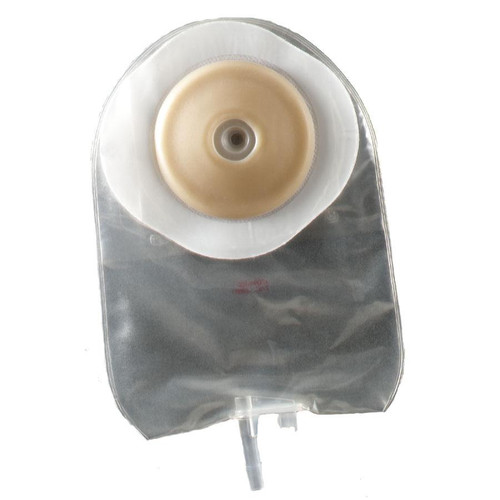 Convatec ActiveLife One-Piece Convex Urostomy Pouch W/ Pre-Cut Durahesive Skin Barrier, Fold Over Tap, 8" Pouch, Transparent, 1 1/2" Stoma Opening 5/bx