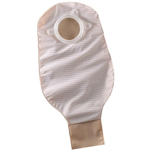 Colostomy Pouch SUR-FIT Natura Two-Piece System 12 Inch Length Drainable 1 1/4 Inch Flange, Opaque, 1-Sided Comfort Panel, Tail Clip, 10/bx