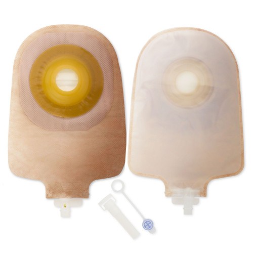 Urostomy Pouch Premier One-Piece System 9 Inch Length 1-1/2 Inch Stoma Drainable, 5 Per Box