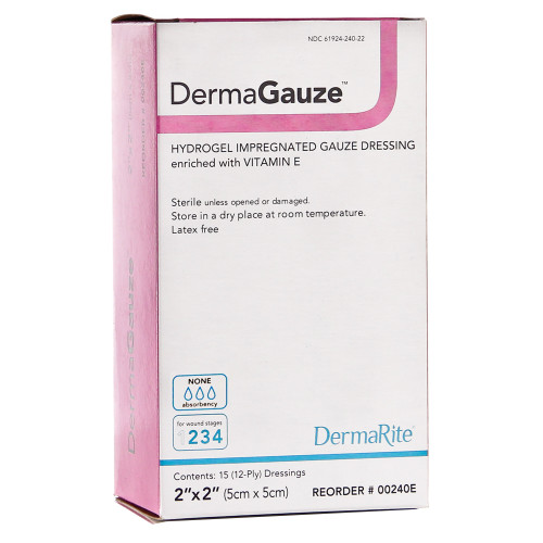DermaGauze Hydrogel Wound Dressing- 2x2