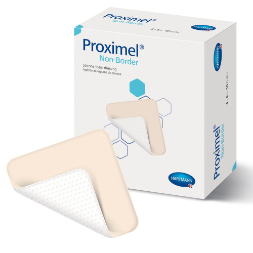 Proximel Non-Border Silicone Foam Dressing- 4x4