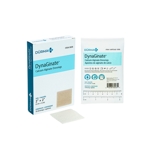 DynaGinate Calcium Alginate Dressing- 2x2
