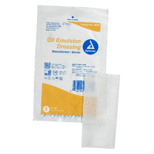 Oil Emulsion Dressing, 5 x 9 IN 
12 EA/BX  6 BX/CS