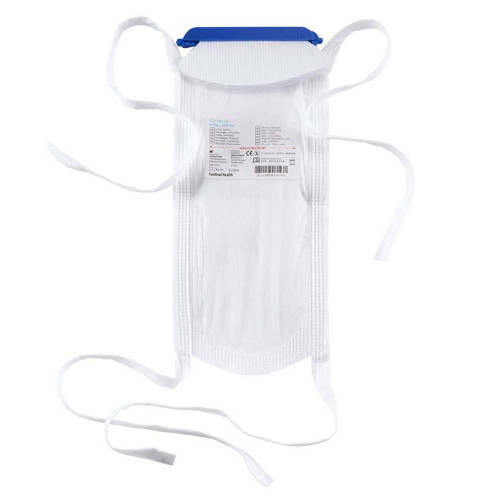 Ice Bag with Tie Attachments Large- 6.5 x 14 Inch