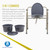 Folding Bedside Commode Bulk Packed Steel 4Ea/CS