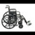 Drive Wheelchair w/ Desk Length Arms & Swing-Away Leg Rests- 30 Inch