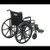 Drive Wheelchair w/ Desk Length Arms & Swing-Away Leg Rests- 30 Inch