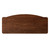 Bed End Arch Style Figured Mahogony- 35 Inch