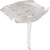 Inflatable Shampoo Basin Clear/Floral- 22.5 x 23.5 Inch