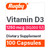 Vitamin D3 Capsules- 1250mcg (50,000IU) Strength (100/BT)