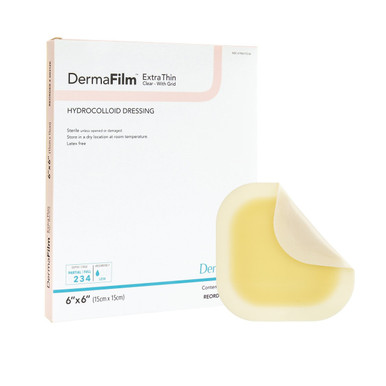 DermaFilm Hydrocolloid Dressing- 6x6 Inch