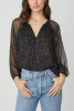 Marlo Top -Jet Chocolate Silver