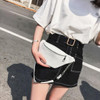 Fashion  Women waist bag Chain Leather Chest