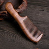 Natural Sandalwood Hair Combs Anti-Static Wooden Comb Massager Long