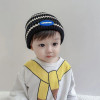 4 Colors Boy Casual Cap Baby Knitted Beanies Kids Beanie Caps Winter