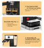 1200W 20 Bar Espresso Coffee Machine Instant Preheat Coffee Maker with