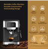 1200W 20 Bar Espresso Coffee Machine Instant Preheat Coffee Maker with