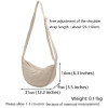 Nylon Hobos Chest Shoulder Bag Large Capacity Travel Crossbody Half