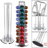 Coffee Capsules Holder 40 Capsules Holder 360° Chrome Plating