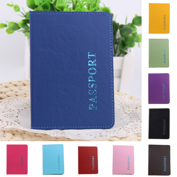 high quality soft PU leather passport cover