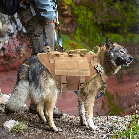 Tactical Nylon Dog Harness Military K9 Working Dog
