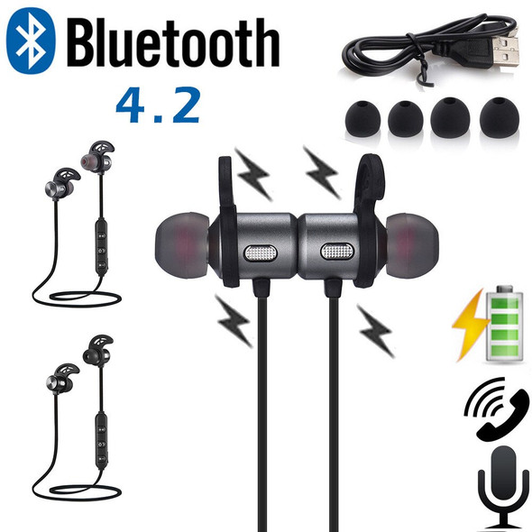 Magnet Bluetooth 4.2 Wireless Sport Earphone