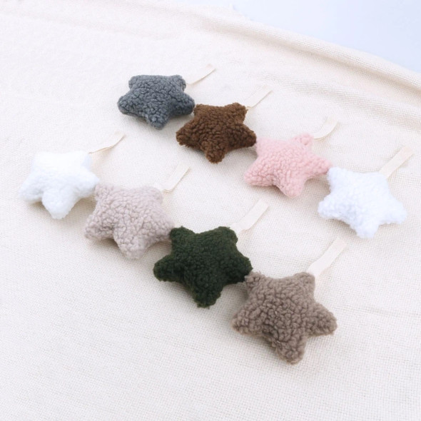 Pacifier Chain Pendant Teething Toy Stuffed Star Holder Baby Plush