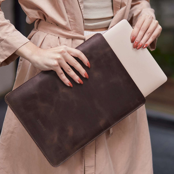 Free Port Leather Laptop Sleeve