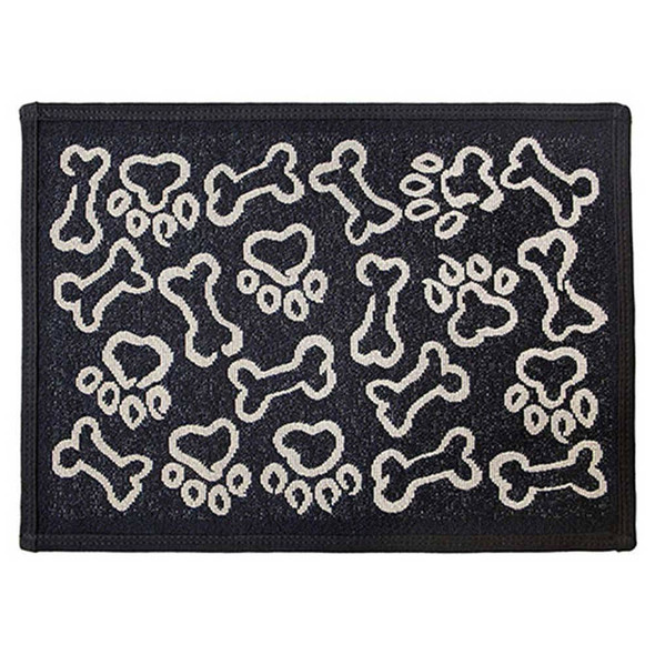PB Paws & Co. Pet Collection Tapestry Pet Mats, To The World Pattern