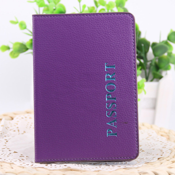 high quality soft PU leather passport cover