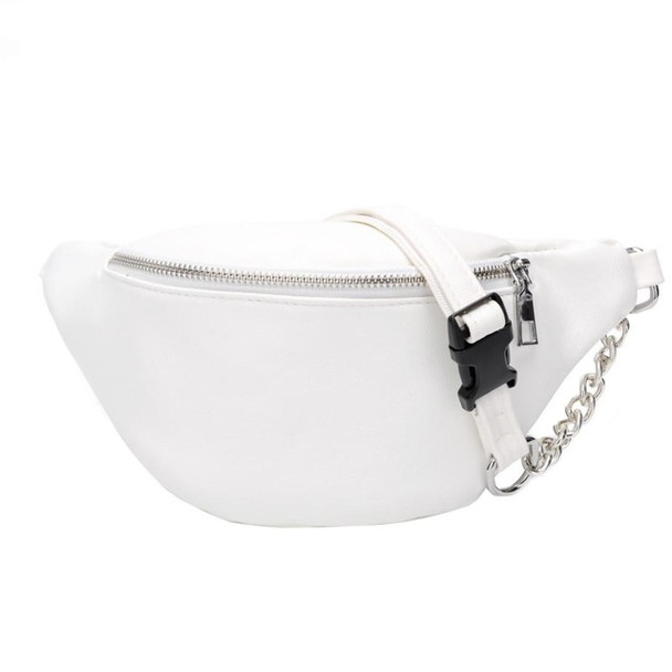 Fashion  Women waist bag Chain Leather Chest