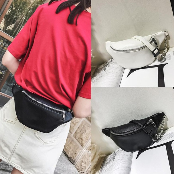 Fashion  Women waist bag Chain Leather Chest