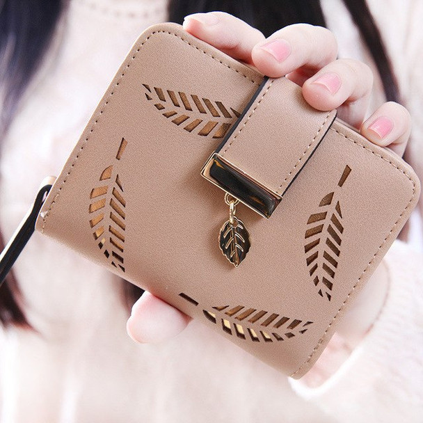 best sale wallet women Leaf Bifold PU Leather