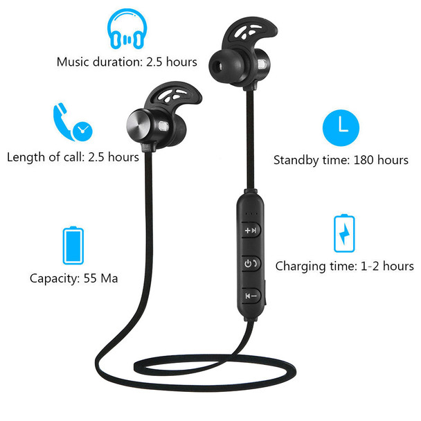 Magnet Bluetooth 4.2 Wireless Sport Earphone