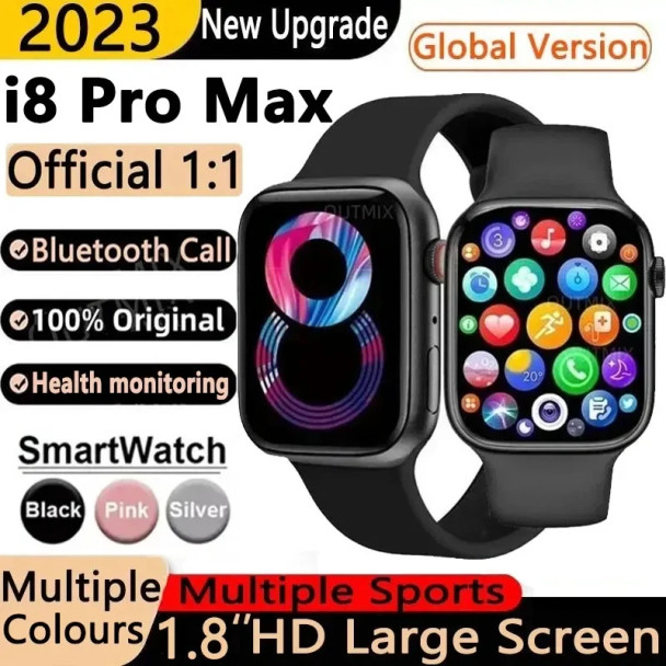 Smart Watch I8 Pro Max Answer Call Sport Fitness Tracker Custom Dial