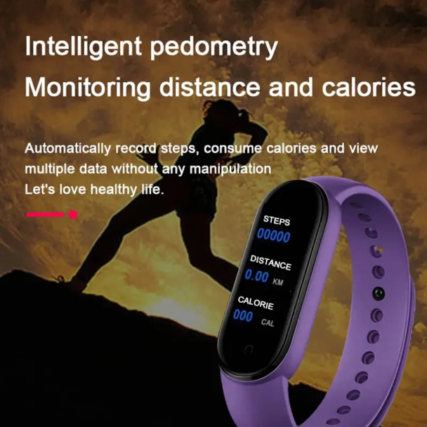 M7 Smart Watch Smartband Heart Rate Smartwatch Fitness Tracker Blood