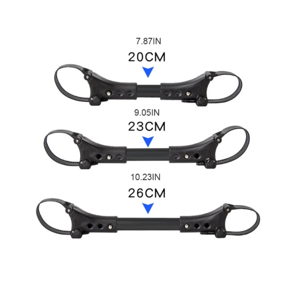 3Pcs Twin Baby Stroller Connector Universal Joints Infant Cart Strap